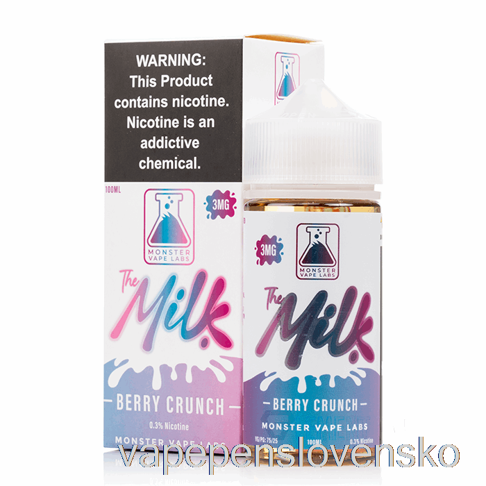 Berry Crunch - The Milk - 100ml 0mg Vape Slovensko